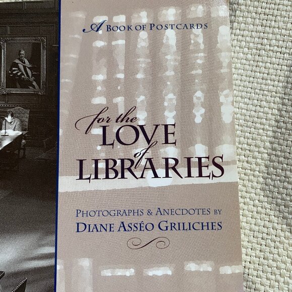 For the Love of Libraries: A Book of Postcards EUC/Vintage - Picture 2 of 5